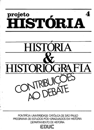 					Visualizar v. 4 (1985): JAN./DEZ. HISTÓRIA E HISTORIOGRAFIA: CONTRIBUIÇÕES E DEBATES
				