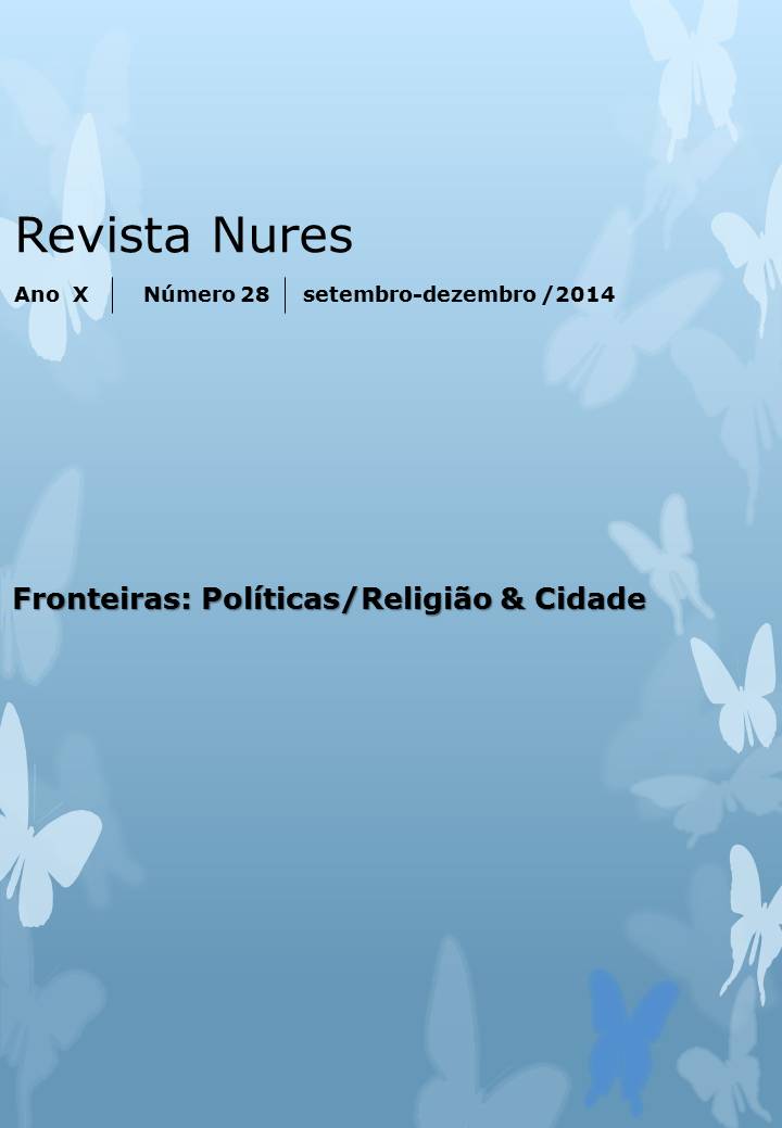 					Visualizar n. 28 (2014): Fronteiras: Políticas/Religião & Cidade
				