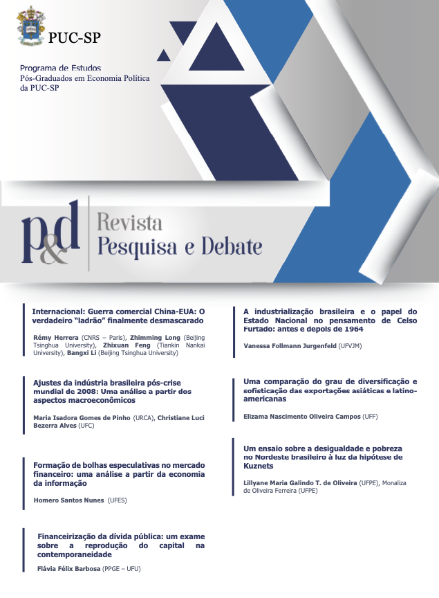 					Visualizar v. 32 n. 2(58) (2020): Revista Pesquisa & Debate
				