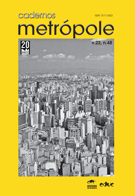 					Visualizar v. 22 n. 48 (2020): a metrópole e a questão ambiental
				