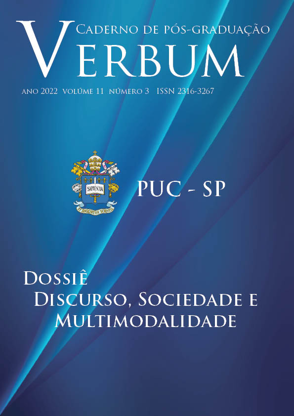 					View Vol. 11 No. 3 (2022): Discurso, Sociedade e Multimodalidade
				