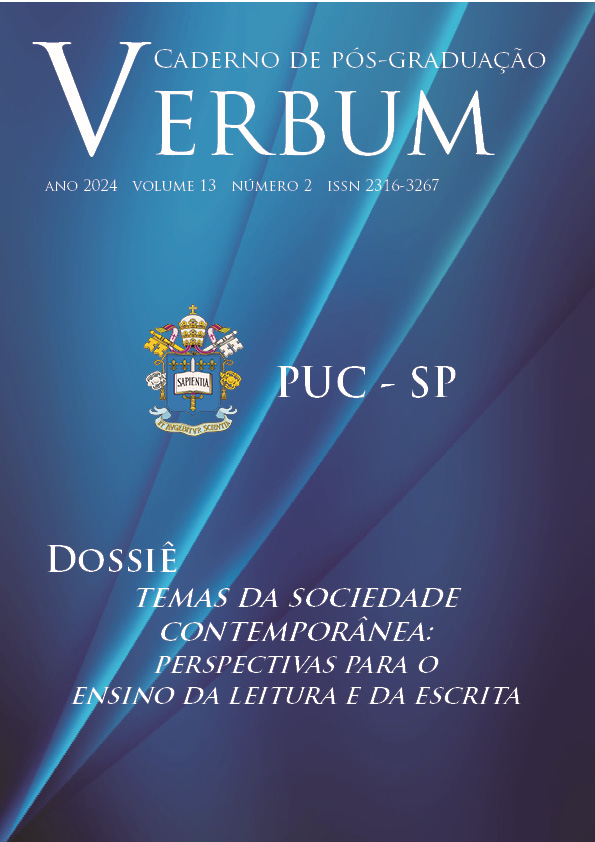 					View Vol. 13 No. 2 (2024): Temas da sociedade contemporânea: perspectivas para o ensino da leitura e da escrita
				