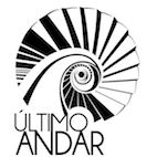 Escada em formato espiral e o nome da revista 'Último Andar".
