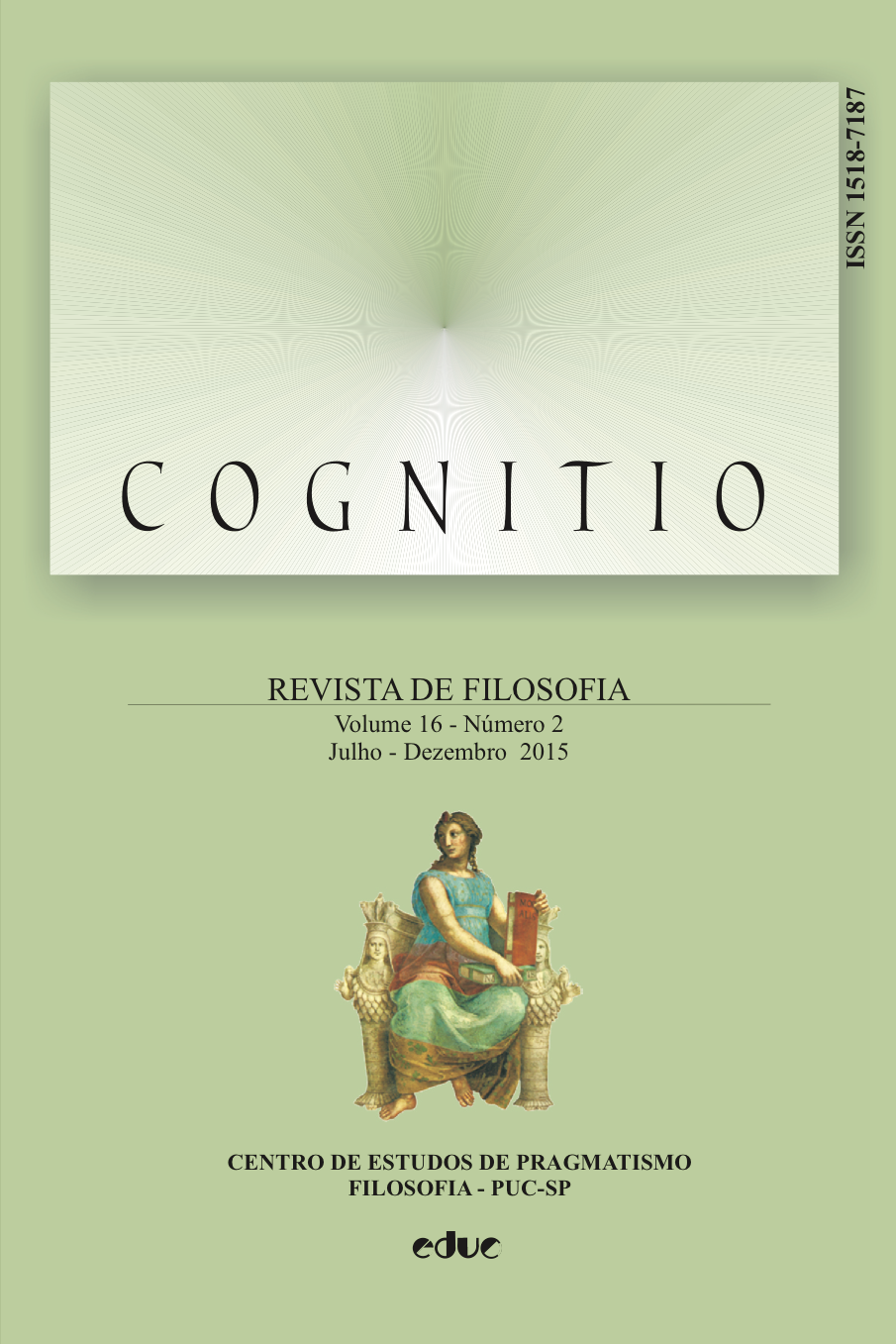 					Visualizar v. 16 n. 2 (2015): Cognitio: Revista de Filosofia
				