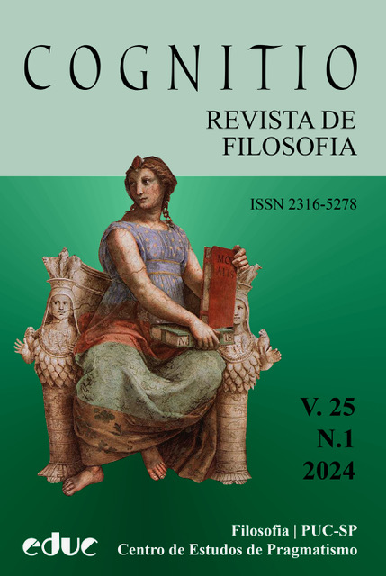 					View Vol. 25 No. 1 (2024): Cognitio: Revista de Filosofia 
				