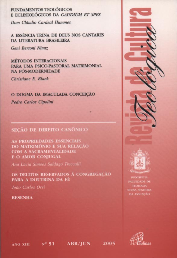 PDF) Fundamentos teológicos da Gaudium et Spes