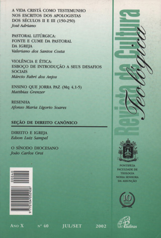 					Visualizar n. 40 (2002): JUL/SET - ANO X
				