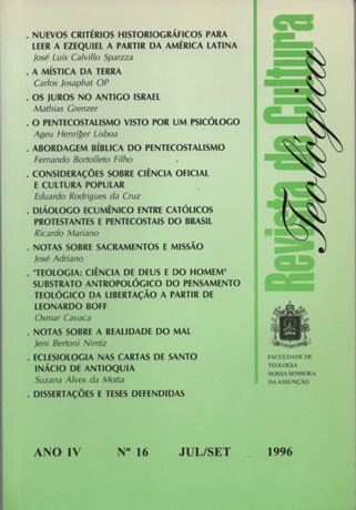 					Visualizar n. 16 (1996): JUL/SET - Ano IV
				