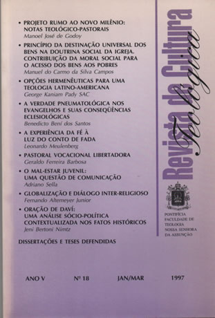					Visualizar n. 18 (1997): JAN/MAR - Ano V
				