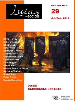 					Visualizar n. 29 (2012): Barricadas Urbanas
				