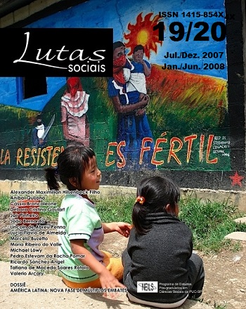 					Visualizar n. 19/20 (2008): América Latina: nova fase de múltiplos embates
				