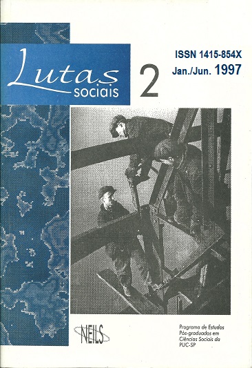 					Visualizar n. 2 (1997): As esquerdas e as novas lutas sociais na América Latina
				