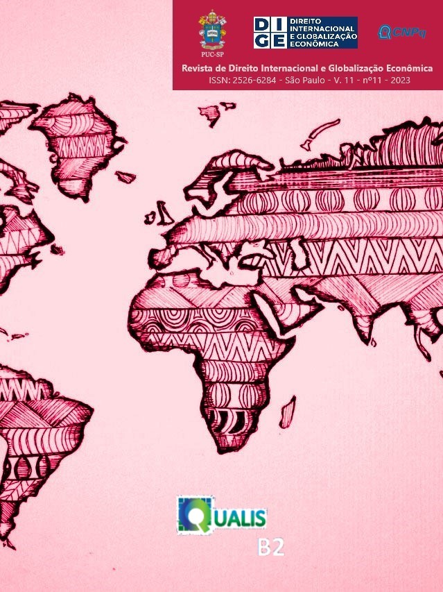 					Visualizar v. 11 n. 11 (2023): DIGE - Direito Internacional e Globalização Econômica - Edição (2º Semestre - 2023)
				