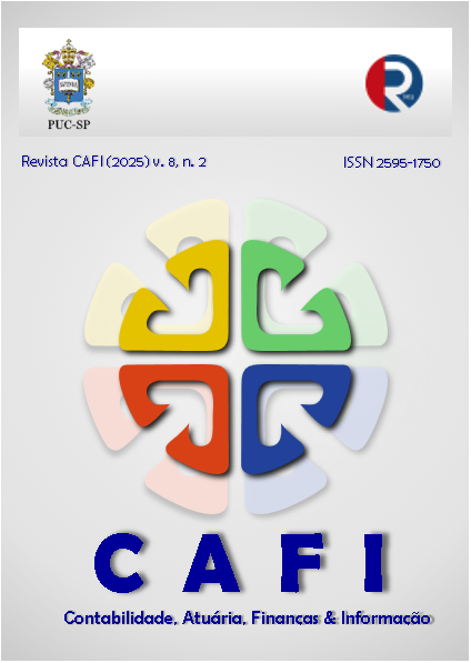 					Visualizar v. 7 n. 1 (2024): CAFI - Contabilidade, Atuária, Finanças & Informação
				